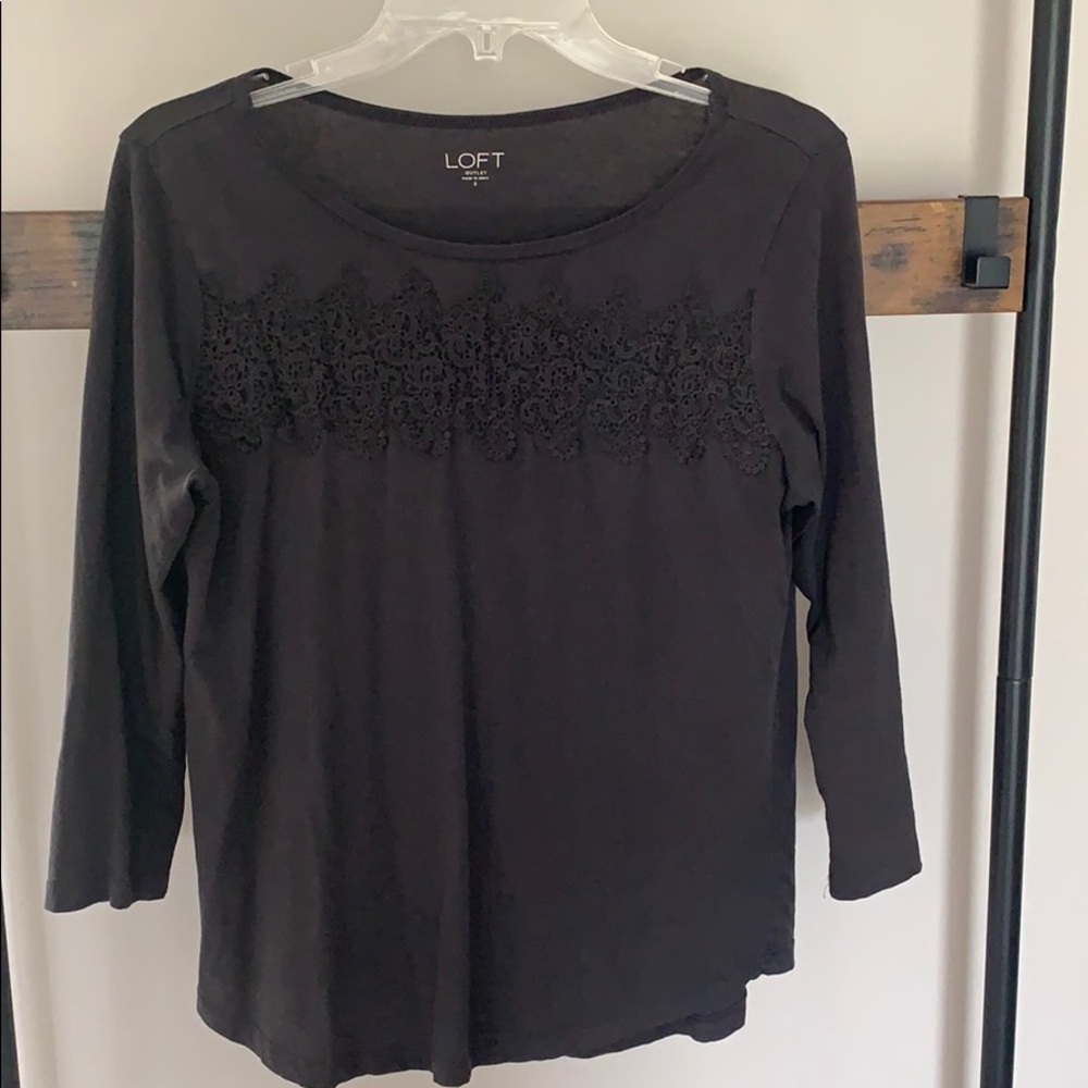 Loft 3/4 Sleeve Top